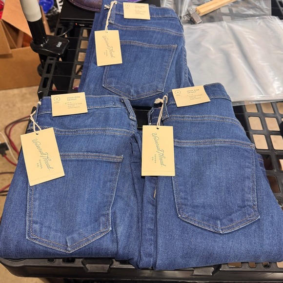 Universal Thread Denim - Universal Thread Jeans Womens 0 Short LOT x 3 High Rise Skinny Super Stretch NEW